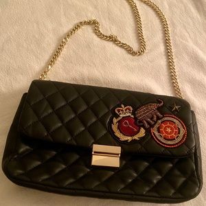 Zara-Patch Shoulder Bag